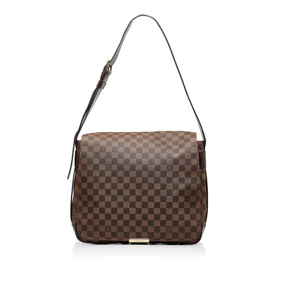 Louis Vuitton Duomo Brown Canvas Handbag (Pre-Owned)