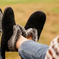 Women's Chinchilla Bootie Slippers