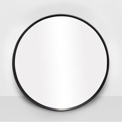 Denmark, Round Decorative Mirrors, Black