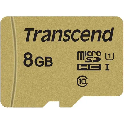 8gb Uhs-1 Class 10 Micro Sd 500s Read Up To 95mb/s Built With Mlc Flash Memory Card + Sd Adapter