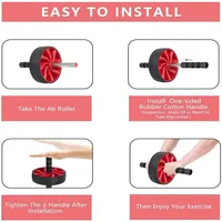 Fitness Ab Roller For Abdominal Training - Fitness Exercise Abs Wheel