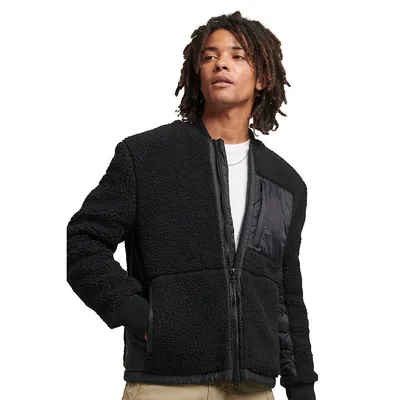 Vintage Sherpa Zip Through Jacket