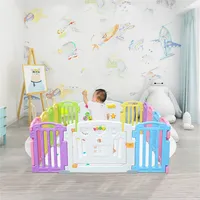 Baby Playpen Kids Playard 14 Panel Safety Activity Centre Play Yard For Home Indoor Outdoor