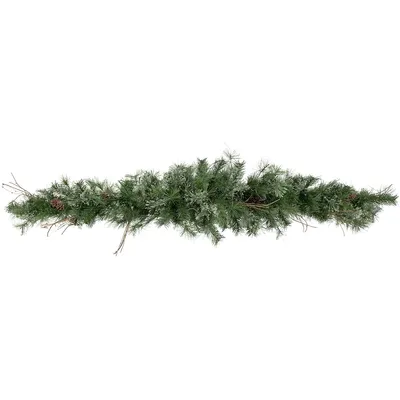 6' X 9" Country Mixed Pine Artificial Christmas Garland - Unlit