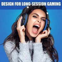 Hifi Pro Gaming Headset With Hd Mic Led Light For Ps4 Pc Laptop Mobiles Tablets Outdoor Travelling Picnic Play Games Music