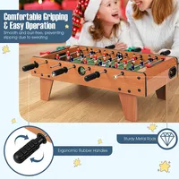 Costway 27" Football Table Competition Game Room Soccer Football Sports W/ Legs
