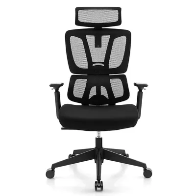Ergonomic Office Chair Adjustable Desk Chair Breathable Mesh Chair Black