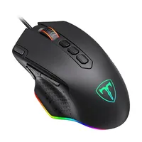 Pc257a Wired Gaming Mouse With Rgb Backlit, Adjustable Dpi, 10 Programmable Buttons