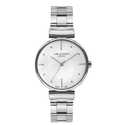 Ladies Lc07232.330 3 Hand Silver Watch With A Silver Metal Band And A White Dial
