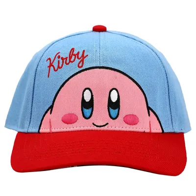 Kirby Peeking Action Collage Snapback Hat