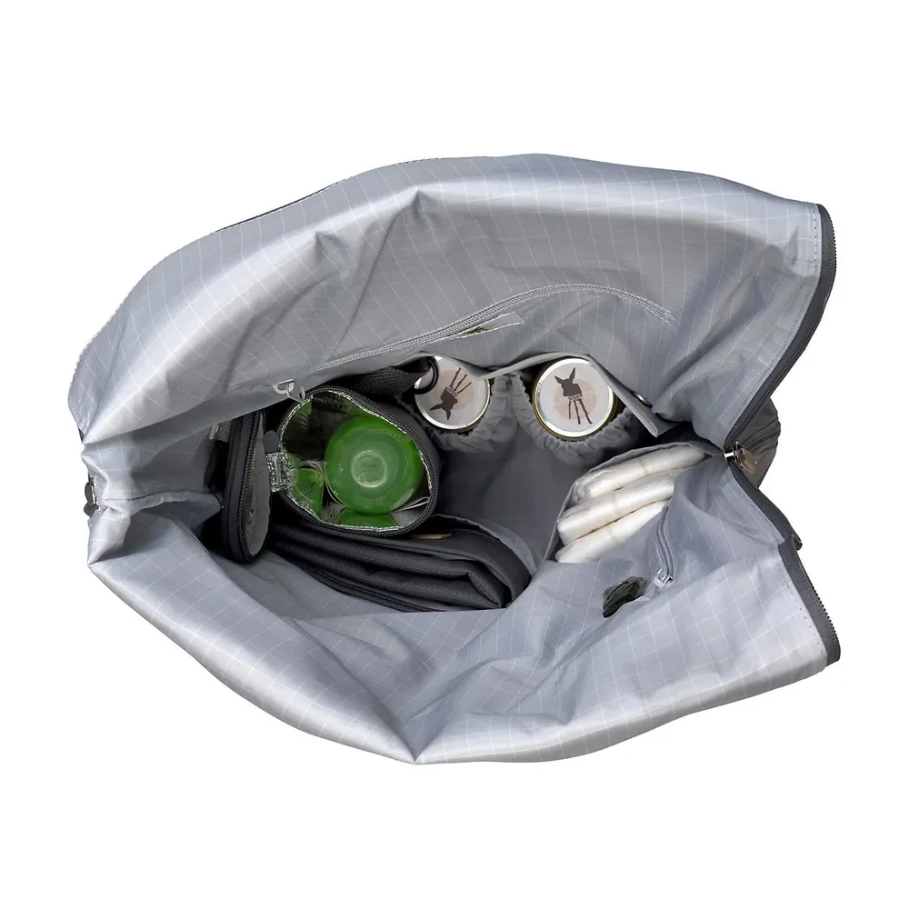 Lassig - Green Label - Diaper bag - Rolltop Backpack Cinnamon