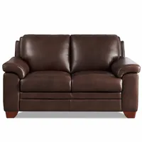 Magnum 62 In. Leather Loveseat