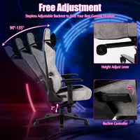 Gaming Chair 360° Swivel Computer Reclining Height Adjustable 4d Armrest