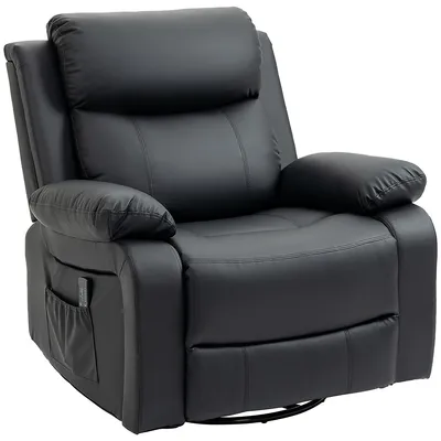 8-point Vibrating Massage Recliner, Manual Reclining Chair