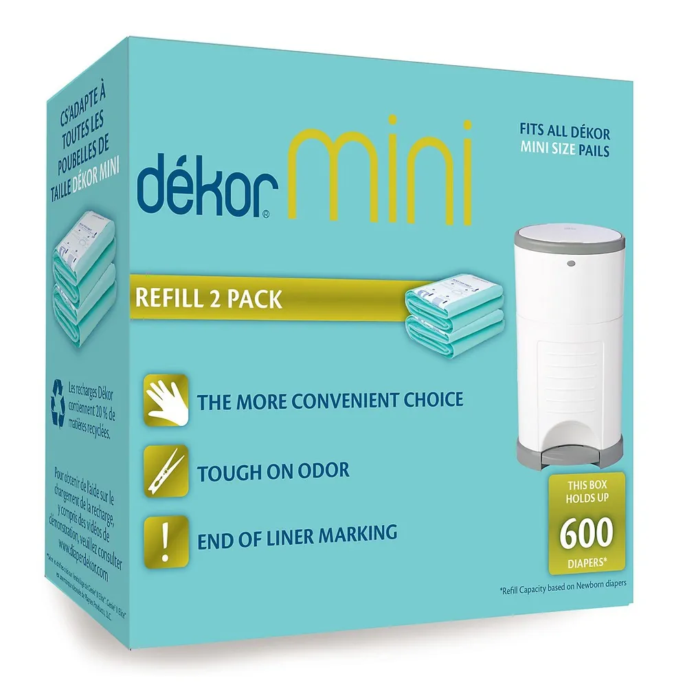 Convenient Diaper Pail Refills - 3 Pack - Compatible with Elite and  Essentials