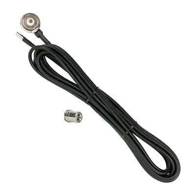 Black 3/4" Nmo W/ 14 Ft. Rg58 Cable And Smb Plug (female) Connector
