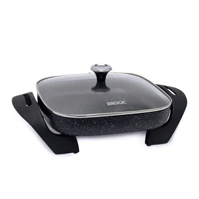 The Rock Electric Skillet, 12" Width, Non-stick Surface