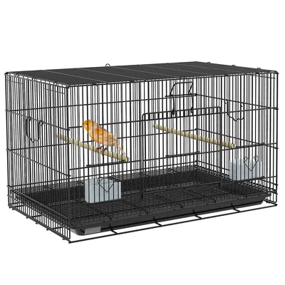 30" Birdcage For Canaries, Lovebirds, W/ Removable Tray