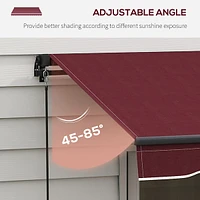 13' X 10' Retractable Awning Sunshade Shelter