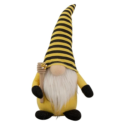 10" Yellow And Black Bumblebee Springtime Gnome