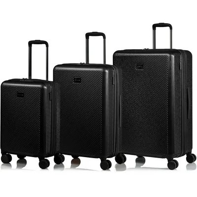 Iconic Ii Collection 3-piece Hard Side 8-wheeled Expandable Luggage Set