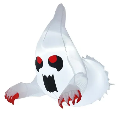 3.3' Halloween Inflatable Ghost Blow Up Flying Halloween Decoration For Party