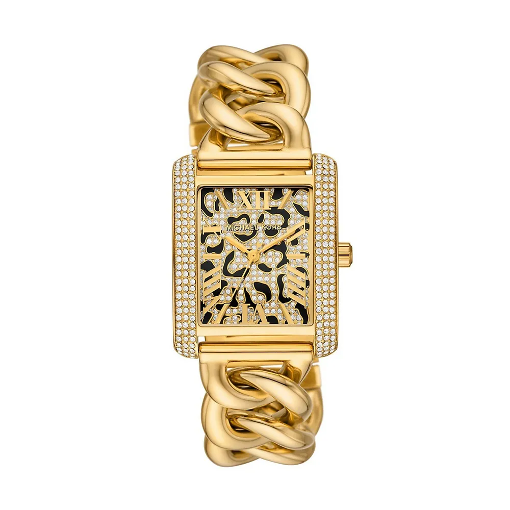 Women's Emery Three-hand, Gold-tone Stainless Steel Watch