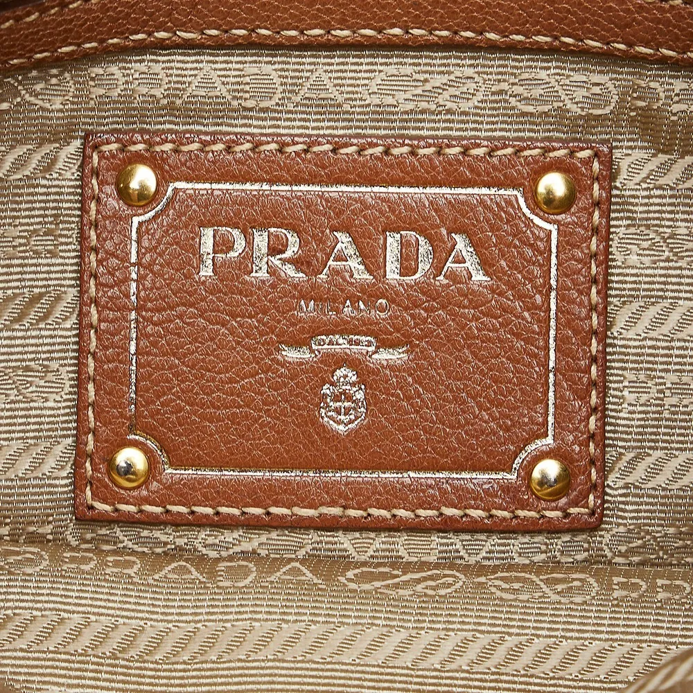 Prada Pre-loved Canapa Logo Crossbody Bag