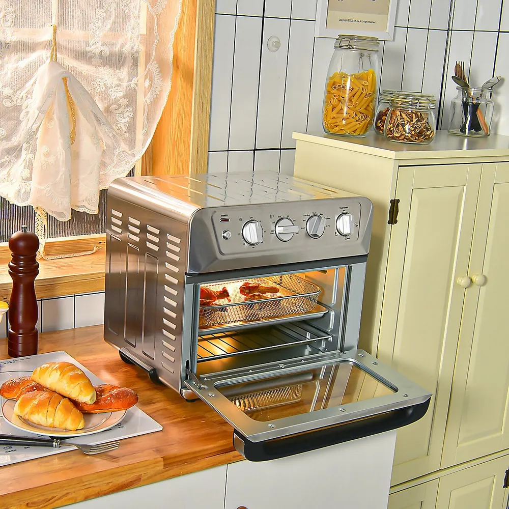 19 QT Multi-function Air Fryer Oven 1800W Dehydrator Rotisserie w