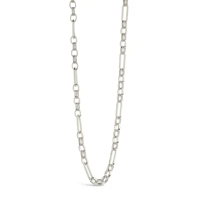 Double Link Oval Chain Necklace Necklace Sterling Forever