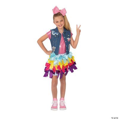 Girls Jojo Siwa Child Halloween Costume Size Large 12-14