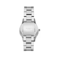 Ladies Lc07236.330 3 Hand Silver Watch With A Silver Metal Band And A Silver Dial