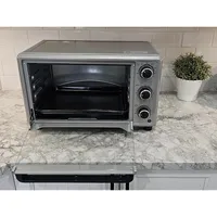 Toaster Oven And Air Fryer, 6 Slice Capacity, Adjustable Temperature, Stainless Steel