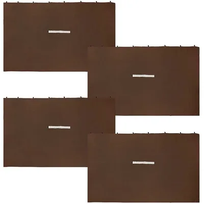 4-piece 1' X 1' Gazebo Polyester Sidewall Set