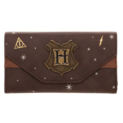 Harry Potter Hogwarts Crest Tri-fold Wallet Purse