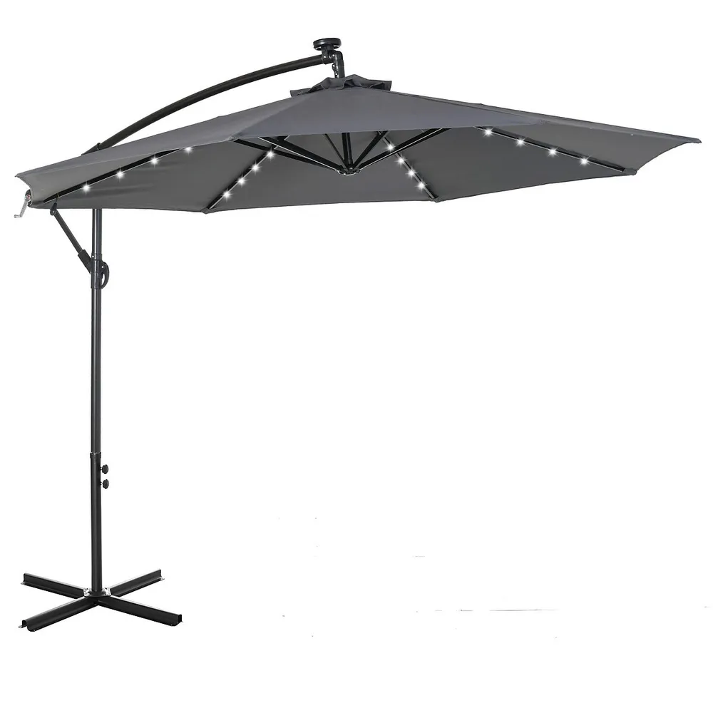 Outsunny 10' Solar Led Cantilever Umbrella | Scarborough Town Centre