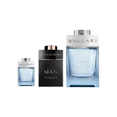 Bvlgrai Man Glacial Essence Eau De Parfum 3-Piece Set - $210 Value
