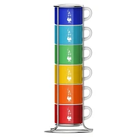 6-Piece Stackable Porcelain Cups Set