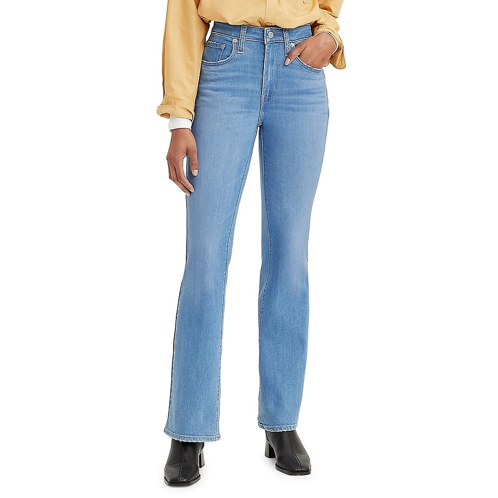 725 High-Rise Bootcut Jeans Tribeca Sun