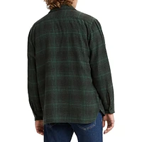 Classic Worker Checked Flannel Overshirt