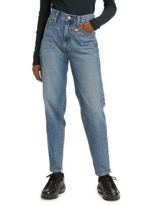 Tapered High-Waist Mom Jeans