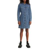 Ellie Denim Shirtdress