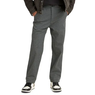 XX EZ III Checked Relaxed-Fit Chino Pants