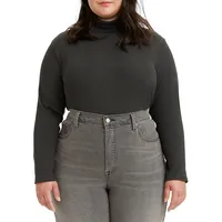 Plus Ellie Long-Sleeve Turtleneck