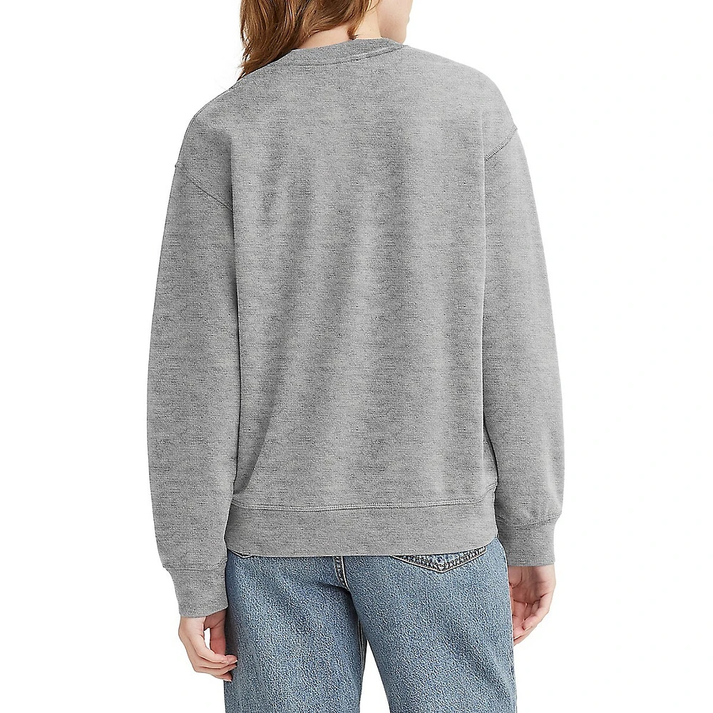 Graphic Starstruck Heather Grey Crewneck Sweatshirt