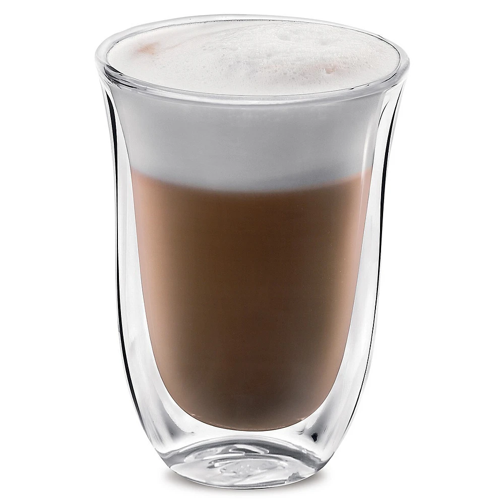 Ensemble de deux verres à latte macchiato