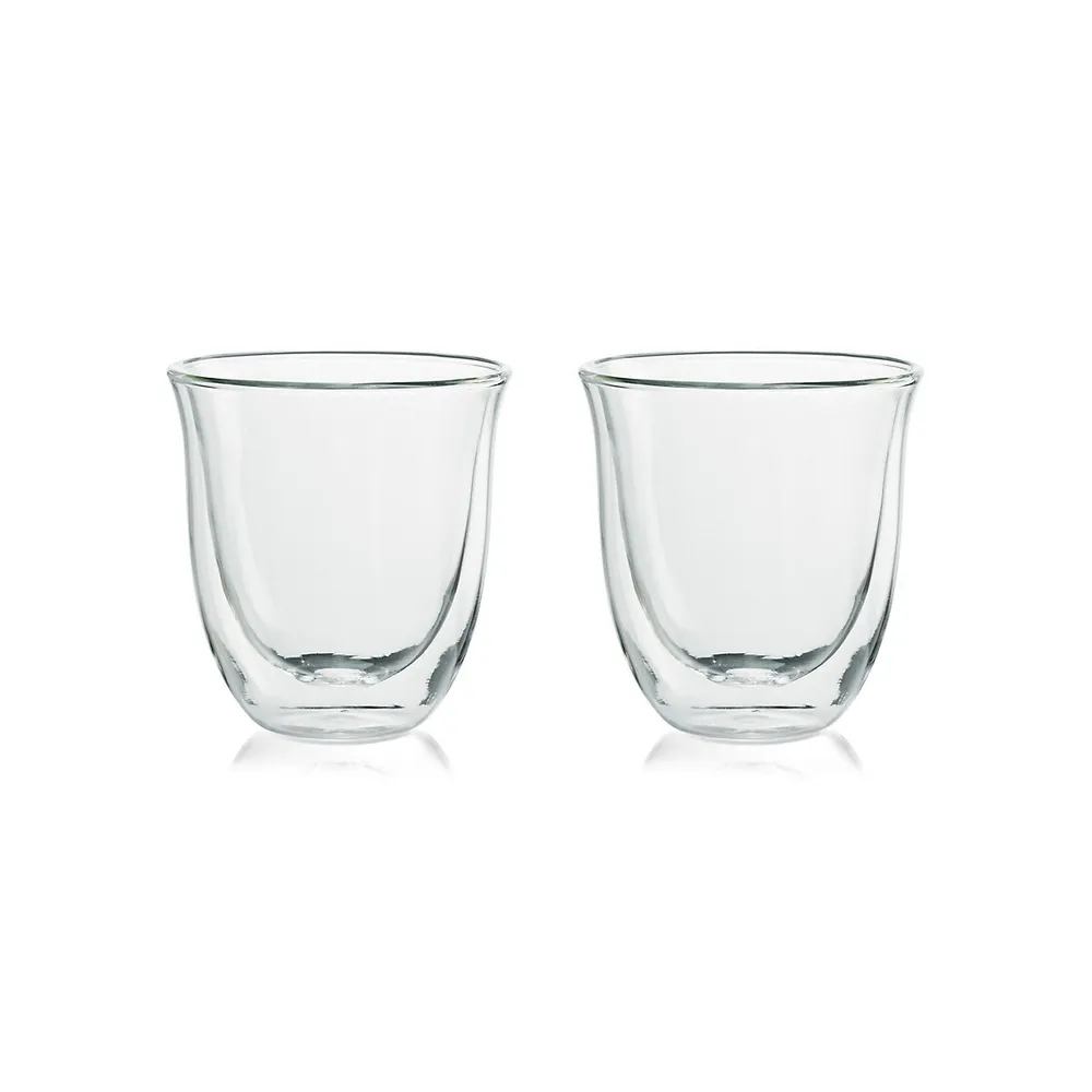 2 VERRES DOUBLE PAROI CAPPUCCINO DELONGHI