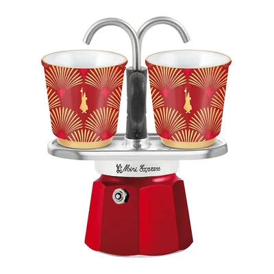 Art Deco Mini Express 2-Cup Espresso Set