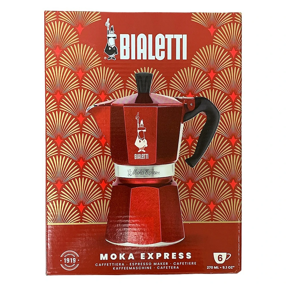 Bialetti MINI EXPRESS kit red ART DECO