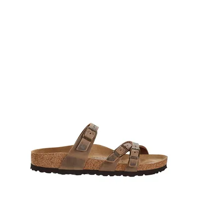 Franca Oiled Leather Sandals